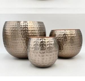 Fabricante y exportador, nuevo diseño, proveedor de macetas hechas a mano, diseño de hojas, macetas de Metal rústicas hechas a mano, decorativas para el hogar - Product Image 4