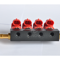 Rieles de Inyectores CNG/LPG 468 para Kit de Combustible Dual Gasolina a LPG/CNG, Sistema Secuencial Multipunto, Fabricante de Rieles de Inyectores