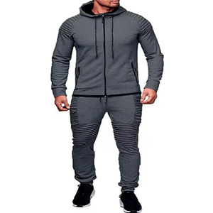 Chándales Deportivos para Hombre de Alta Calidad al por Mayor, Tallas Grandes, 100% Poliéster, con Logotipo Sublimado, con Capucha - Product Image 2