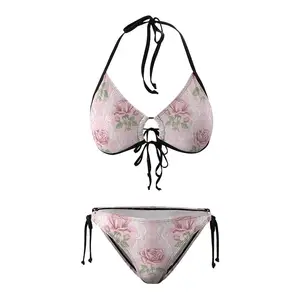 Customized New style summer sexy underwear bikini sets breathrable beachwear sexy woman swimwear bikini set