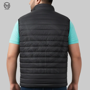 Chaleco Acolchado con Cierre, Invierno, Ecológico, Transpirable, Secado Rápido, 100% Poliéster, Ropa Exterior para Hombre, Servicio OEM 2025 - Product Image 2