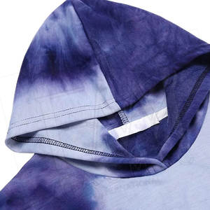 Sudadera con capucha Tie Dye con diseño de Pekín para hombre, ropa de invierno cómoda con patrón sólido, 100% de algodón personalizable en todos los tamaños - Product Image 2