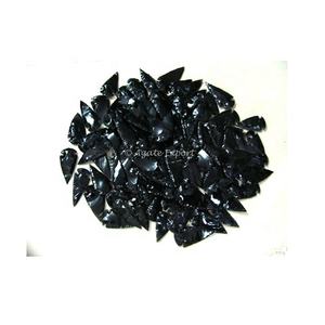 Têtes de flèche en Agate semi-précieuse, 1.50 pouces, gros, Agate indienne, pour la méditation - Product Image 4