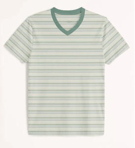 Camisetas de hombre 100% algodón para hombre Camisetas de gimnasio y fitness Ropa de gimnasio hecha a medida Tela de estambre - Product Image 1