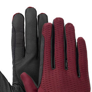 Gants de course d'équitation équestre hautement personnalisés Service OEM Gants de cavalier de sport de sécurité de style occidental en cuir - Product Image 3