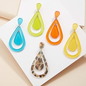 ต่างหูเรซินที่ทันสมัยสำหรับผู้หญิงเครื่องประดับอินเทรนด์ต่างหูเรซิ่นอินเทรนด์สำหรับผู้หญิงใช้ในงานปาร์ตี้งานแต่งงาน - Product Image 6