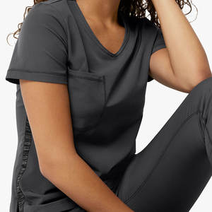 Uniformes Médicos Elegantes para Mujer, Servicio OEM, Conjuntos de Uniformes de Enfermería, Último Diseño, Trajes de Enfermería de Manga Corta - Product Image 6