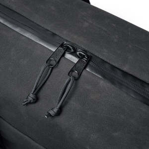 Sacs de voyage en toile noirs promotionnels, nouveau design, imperméables, unisexes, logo personnalisé, sac de voyage respirant - Product Image 2