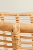 Berceau pour bébé en rotin naturel artisanal de qualité supérieure, panier de Moïse tissé, mobilier de nurserie avec roues durables