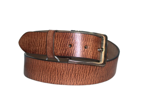 Ceinture de profil en cuir de vache pur de style décontracté avec alliage pour boucle personnalisable du fournisseur en gros - Product Image 2