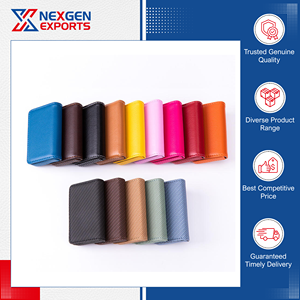 Vente flash sur un étui à cartes de visite et porte-cartes de crédit en cuir PU de qualité supérieure, élégant, avec couleur et taille personnalisables, sans fermeture - Product Image 6