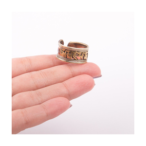 Pure Copper Healing Jewelry: Wrap <b>Ring</b>, Arthritis Thumb & Toe <b>Ring</b>, Solid & Hammered <b>Finger</b> <b>Ring</b> Collection - Product Image 2