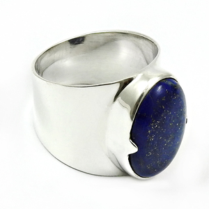 Natural lujoso 925 plata esterlina piedras preciosas joyería lapislázuli anillo Marquesa hecho a medida eternidad plata mujeres anillos hechos a mano - Product Image 4