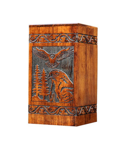 Urnes funéraires en bois pour adultes, pour les funérailles et les inhumations, fabriquées à la main avec logo personnalisé à bas prix - Product Image 5