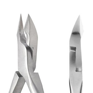 Las mejores pinzas duraderas para uñas de manicura de doble resorte con mango largo, cortadores de cutículas de punta superior, mandíbula 1/2 para dedos - Product Image 2