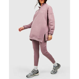 Conjunto Deportivo de Mujer de la Mejor Calidad y Último Estilo, 100% Algodón Felpa, Conjunto Deportivo Informal para Mujer en Oferta 2026 - Product Image 1