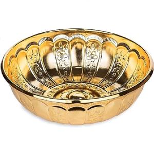 Cuenco de fruta esencial para el hogar de alta resistencia en artículos de cocina de Metal, cuenco para servir ensaladas, Plato decorativo para mesa de comedor - Product Image 5