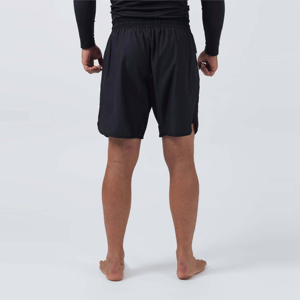 Short d'entraînement athlétique léger et respirant pour hommes fermeture à la taille élastique motif solide style décontracté pour la salle de sport et les sports de course à pied - Product Image 3