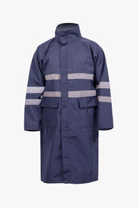 Impermeable Unisex con Capucha Reflectante, Gabardina Larga para Trabajo al Aire Libre, Senderismo y Camping, Hecho en Turquía - Product Image 2