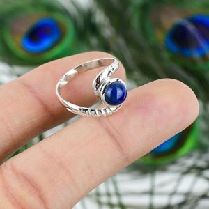 Handmade <b>Ring</b> Fashion Luxurious <b>Lapis</b> <b>Lazuli</b> Solid 925 Sterling Silver Natural Gemstone Jewelry Sterling Silver 925 Stamped <b>Ring</b> - Product Image 4