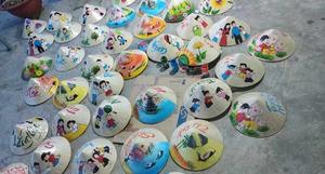 Sombrero cónico de hoja de palma hecho a mano más vendido, sombrero vietnamita no La, respetuoso con el medio ambiente, transpirable, uso al aire libre, protección solar, uso diario - Product Image 2