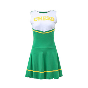 Women's High Quality 2022 Customized <b>Cheerleader</b> Uniform Sets Latest Designs with Rhinestone Technique at Wholesale - Product Image 5