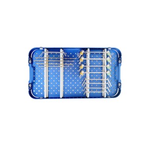 Ensemble d'instruments de plaque de verrouillage orthopédique pour animaux de compagnie chirurgical Jeu d'instruments Tournevis en acier teinté Pince de réinitialisation Guide Perceuse - Product Image 1