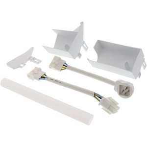 Machine à glaçons électrique domestique ERP WR30X10093, forme cube, boîtier en plastique, alimentation manuelle pour eau en bouteille - Product Image 6