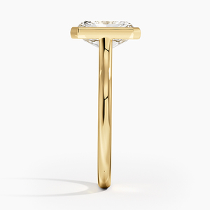Trending Certified 1ct Lab Grown Diamond Radiant Cut 14K Anillos solitarios de compromiso de oro sólido para mujeres Regalos al mejor precio - Product Image 3