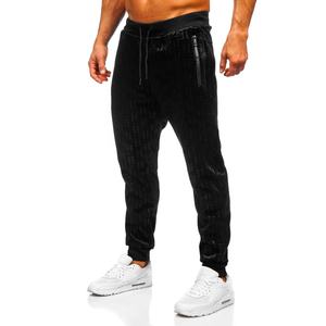 Nouveaux ensembles de survêtements en velours noir pour hommes, streetwear, qualité supérieure, sur mesure, ensembles de jogging hip-hop, capuche ajustable élégante, ensemble imprimé - Product Image 6