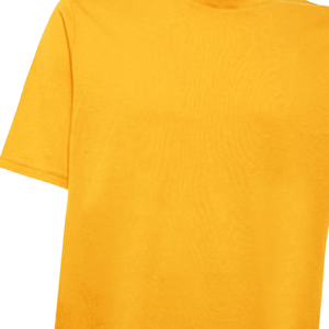 Camiseta Amarilla Lisa Premium, Impresión de Logotipo Personalizado, OEM, Algodón Suave Unisex, Camiseta de Alta Calidad, Fabricante Mayorista - Product Image 3