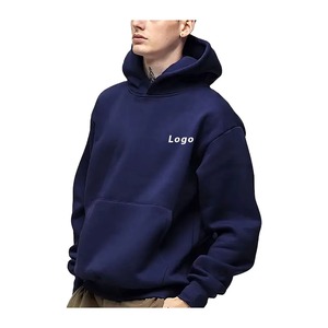 Pulls à capuche légers unisexes Sweats à capuche surdimensionnés en coton avec logo personnalisé pour hommes - Product Image 2
