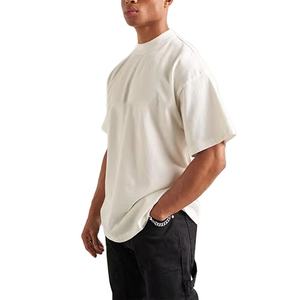 T-shirt pour hommes surdimensionné de style vintage T-shirt Boxy personnalisé T-shirt de rue lourd pour l'été T-shirts personnalisés pour hommes - Product Image 3