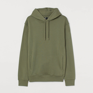 Sudadera con Capucha Personalizada para Hombre, Talla Grande, Algodón de Alta Calidad, Gruesa, de Felpa, Lisa, sin Estampado - Product Image 1