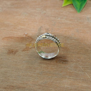 Handmade 925 Sterling Silver Spinner <b>Ring</b> with Dual Heart Design | Meditation & <b>Fidget</b> <b>Ring</b> <b>Fidget</b> Meditation Thumb Band <b>Ring</b> - Product Image 6