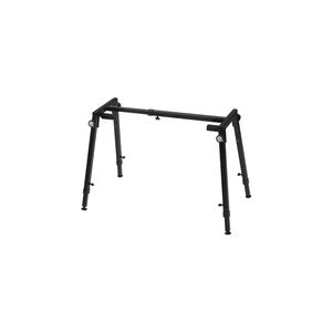 QUIK LOK - WS/421, Soporte para teclado/mezclador de alta resistencia, Altura ajustable 65-96 Cm, pliegues planos, Expandible, 8Kg, Negro - Product Image 2