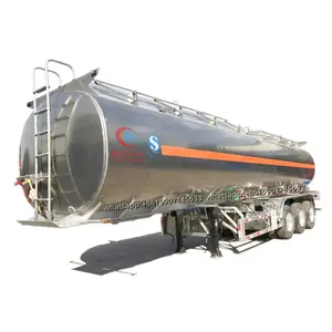 중국 직접 판매 42cbm 알루미늄 원유 유조선 고품질 42000 L 알루미늄 탱크 세미 트레일러
