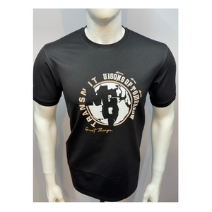 Camisetas de algodón polivinílico de gran tamaño GETZO de alta calidad para hombre, estirables, absorbentes del sudor, de secado rápido, transpirables para deportes, Fitness - Product Image 1