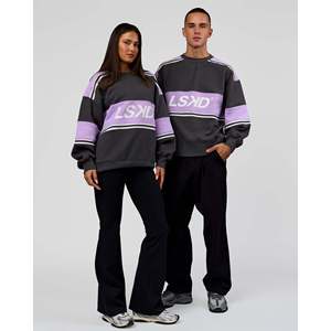 Pull oversize pour femme - Dark Storm Pale Lilac - Product Image 2