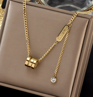 Collier classique de luxe léger, simple et polyvalent, en diamant, or, or rose, or blanc, argent, diamant de laboratoire certifié IGI, pour femme