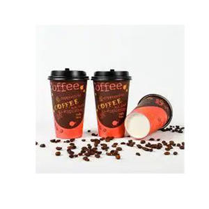 ถ้วยกาแฟกระดาษคราฟท์ย่อยสลายได้12ออนซ์ลายนูนฟอยล์สีทองผนังสองชั้นแบบกระดาษชั้นเดียวเครื่องดื่มชูกำลังโลโก้ตามสั่งเป็นมิตรกับสิ่งแวดล้อม - Product Image 2