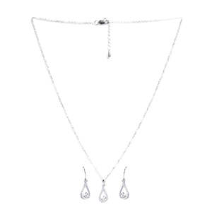 Compre en Línea Conjuntos de Pendientes de Plata de Ley 925 de Primera Calidad para Bodas - Product Image 4