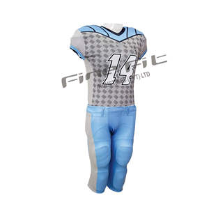 Maillot de football américain grande taille pour hommes jeunes vêtements de sport à sublimation personnalisée tissu léger et confortable à manches courtes - Product Image 5