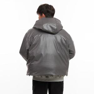 Veste à bulles de qualité supérieure col montant imperméable chaud épais matelassé survêtement manteau d'hiver élégant décontracté pour hommes - Product Image 3