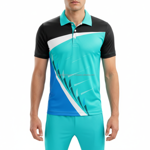 Conjunto de Uniforme de Cricket con Estampado Digital Personalizado, Unisex, Jersey de Spandex/Algodón, Pantalón Corto, Ligero, Transpirable, de Secado Rápido - Product Image 3