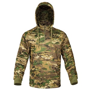 Sweat à capuche camouflage imprimé sur mesure entièrement numérique pour homme, coupe oversize, coupe-vent d'hiver, streetwear, sweat-shirt épais pour la chasse - Product Image 1