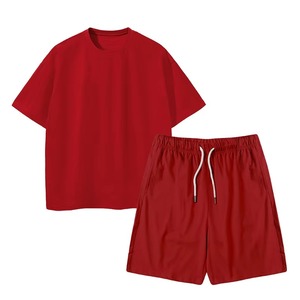 2025, venta al por mayor, conjuntos de dos piezas, ropa para niños, camisetas y pantalones cortos con estampado de logotipo personalizado en blanco, conjuntos de 2 piezas, conjunto de pantalones cortos de Fitness - Product Image 3