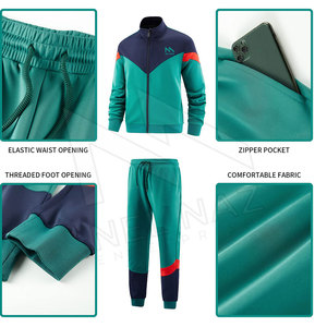 Survêtements de sport légers et solides sur mesure en grandes tailles pour hommes - Services OEM, Marque privée, Ensembles deux pièces en gros - Product Image 6