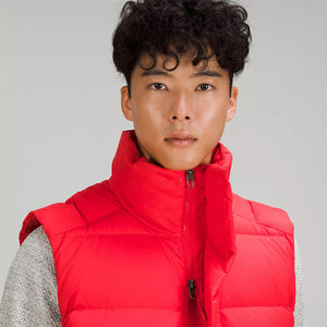 Chaleco acolchado de invierno de burbujas sin mangas con cuello levantado personalizado, ropa de calle de alta calidad para hombre, secado rápido - Product Image 2