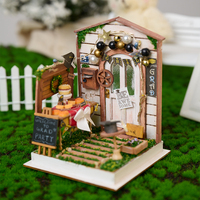 KNOWME IIECREATE Maison miniature Puzzle en bois 3D Jouet éducatif pour la cérémonie de remise des diplômes Kit de modèle